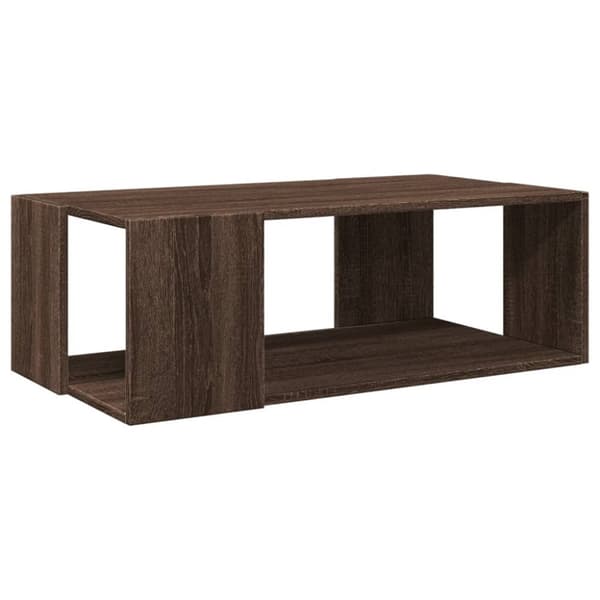 Soffbord brun ek 89,5x48x30 cm konstruerat trä