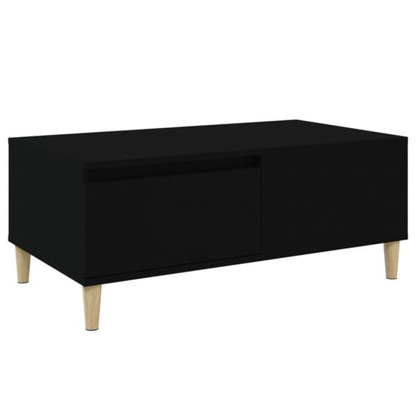 Soffbord svart 90x50x36,5 cm konstruerat trä