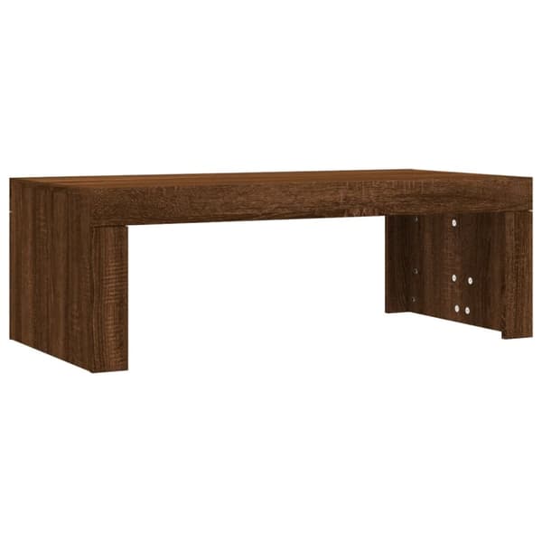 Soffbord brun ek 102x50x36 cm konstruerat trä