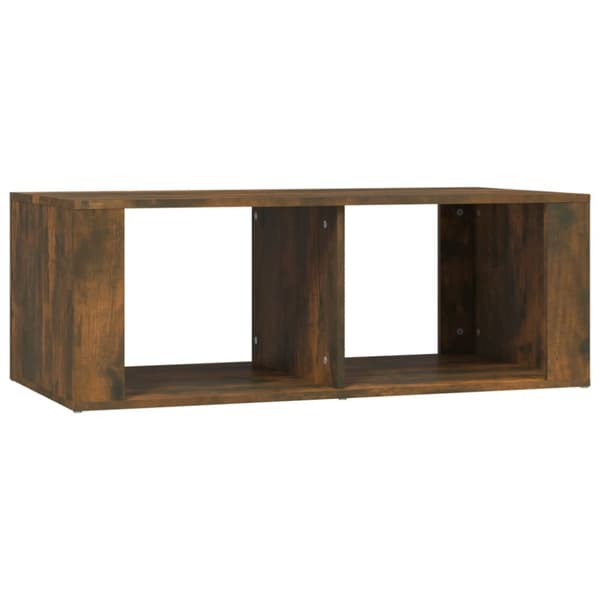 Soffbord rökfärgad ek 100x50x36 cm konstruerat trä