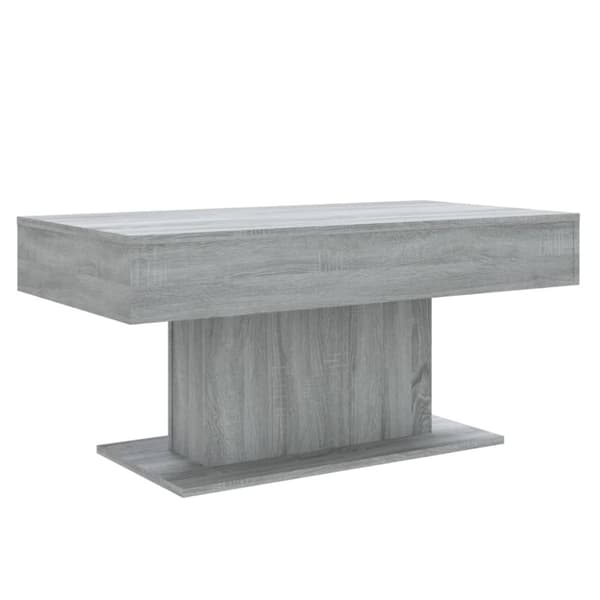 Soffbord grå sonoma-ek 96x50x45 cm konstruerat trä