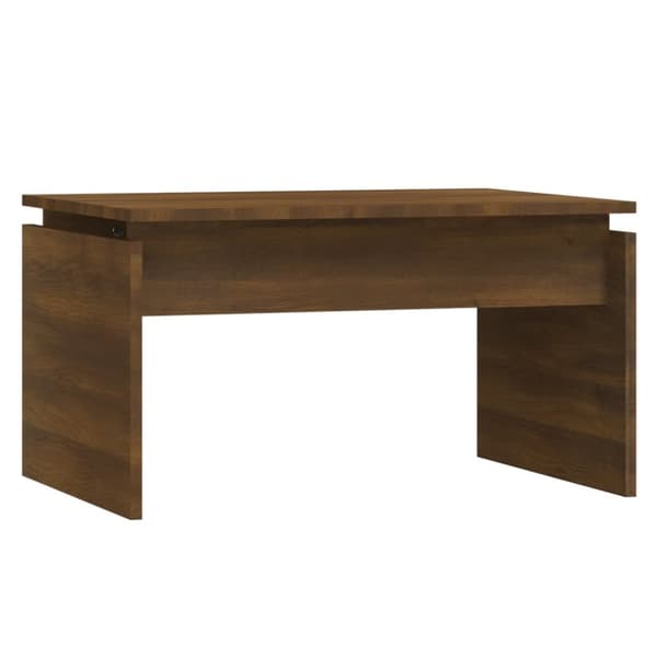 Soffbord brun ek 68x50x38 cm konstruerat trä