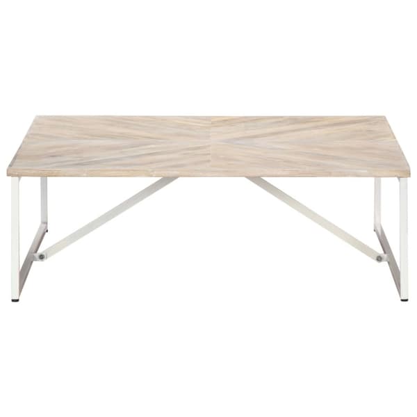 Soffbord 110x110x36 cm massivt mangoträ