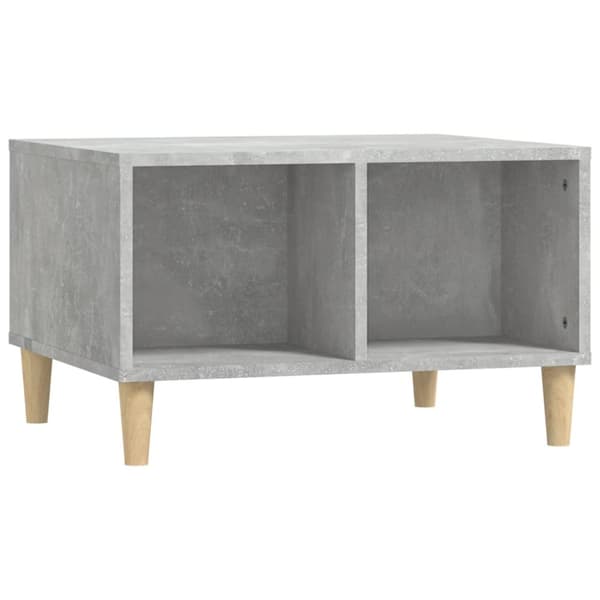 Soffbord betonggrå 60x50x36,5 cm konstruerat trä