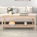 Miniatyrbild 1 av 2: Soffbord 110x55x45 cm massiv furu