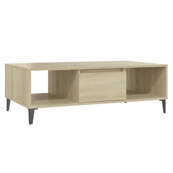 Soffbord sonoma-ek 103,5x60x35 cm konstruerat trä