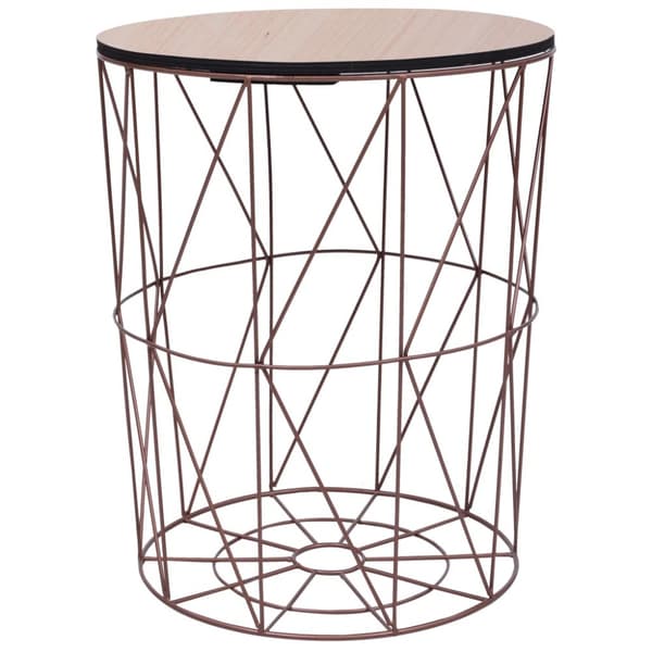 Soffbord koppar Ø 47 cm