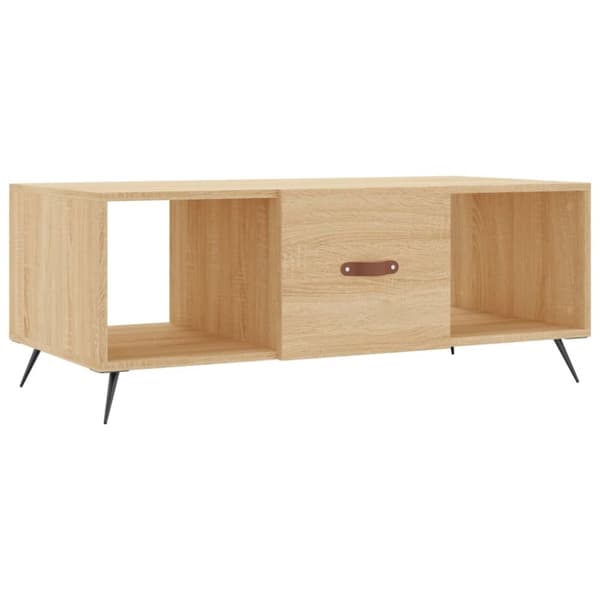 Soffbord sonoma-ek 102x50x40 cm konstruerat trä
