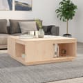 Miniatyrbild 1 av 2: Soffbord 100x101x40,5 cm massiv furu
