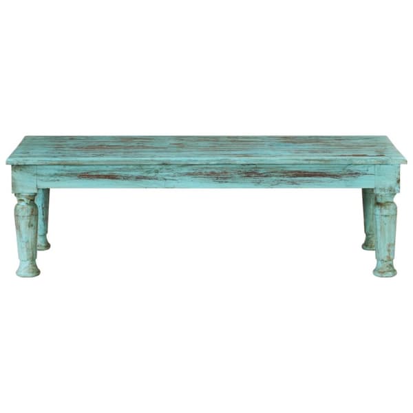 Soffbord 110x50x34 cm massivt återvunnet trä