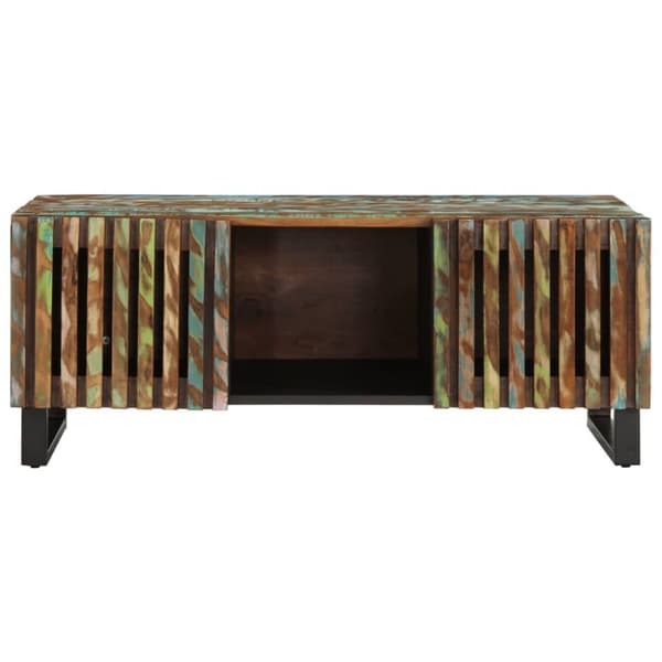 Soffbord 100x55x40 cm massivt akaciaträ
