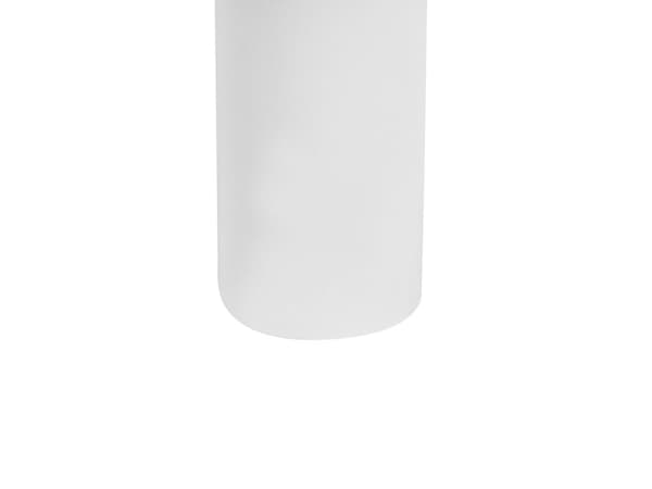 Sofabord Hvit MDF 46 x 60 cm Rund form Moderne og minimalistisk stil Stue
