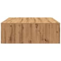 Miniatyrbillede 5 af 9: sofabord 100x100x35 cm konstrueret træ kunsteg