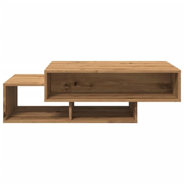 sofabord 105x55x32 cm konstrueret træ kunsteg