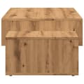 Miniatyrbillede 5 af 9: sofabord 105x55x32 cm konstrueret træ kunsteg