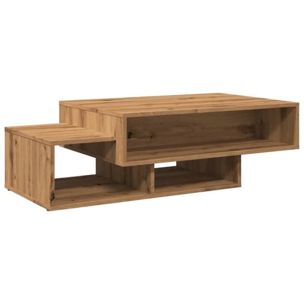 sofabord 105x55x32 cm konstrueret træ kunsteg