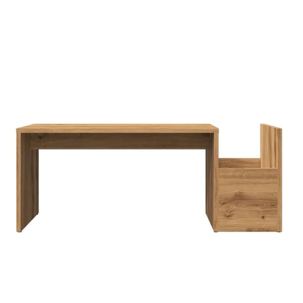 Soffbord artisian ek 90x45x35 cm konstruerat trä