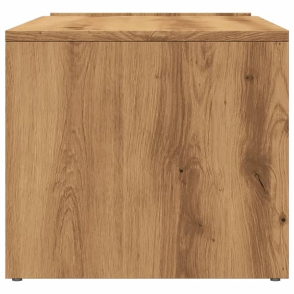 Soffbord artisian ek 90x45x35 cm konstruerat trä