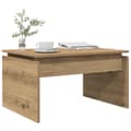 Miniatyrbillede 3 af 9: sofabord 68x50x38 cm konstrueret træ kunsteg