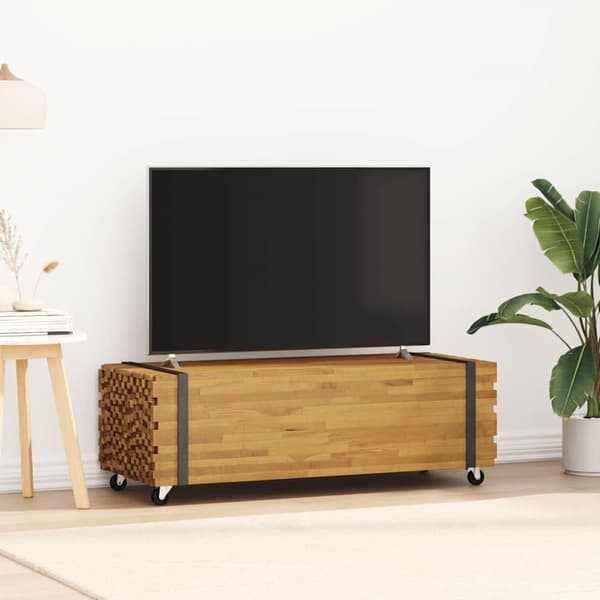 -sohvapöytä 110x45x35 cm massiivi teak