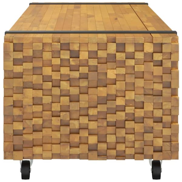 -sohvapöytä 110x45x35 cm massiivi teak