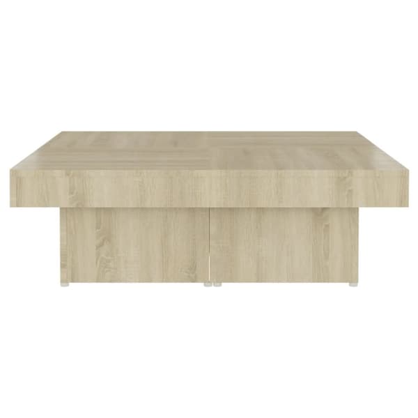Soffbord sonoma-ek 90x90x28 cm konstruerat trä