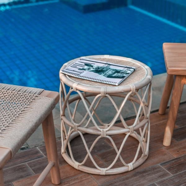 Rootz Rattan Sidebord | Sluttabel | Sofabord MUARA