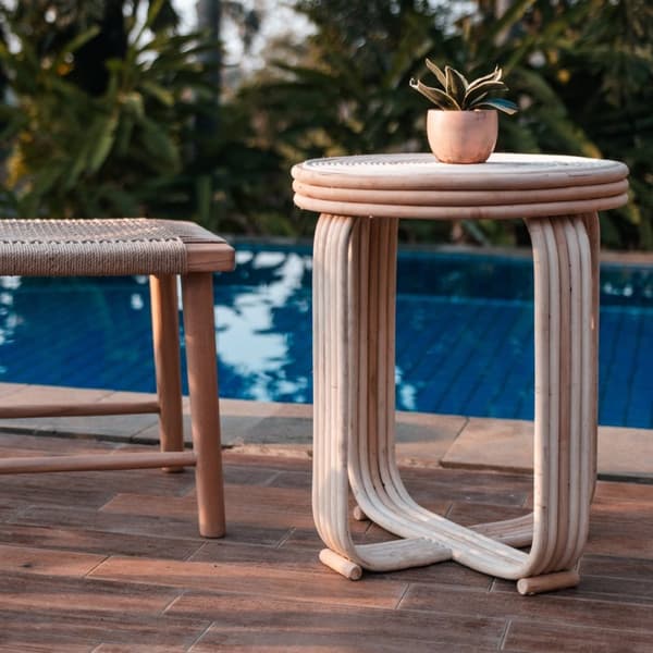 Rootz Rattan Sidebord | Sluttabel | Sofabord KANTHI