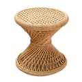 Miniatyrbillede 5 af 5: Rootz Rattan Sidebord | Sofabord | Rundt Sofabord LUHU Ø45 cm Beige