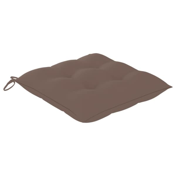Trädgårdsstolar med bord och dynor massivt akaciaträ