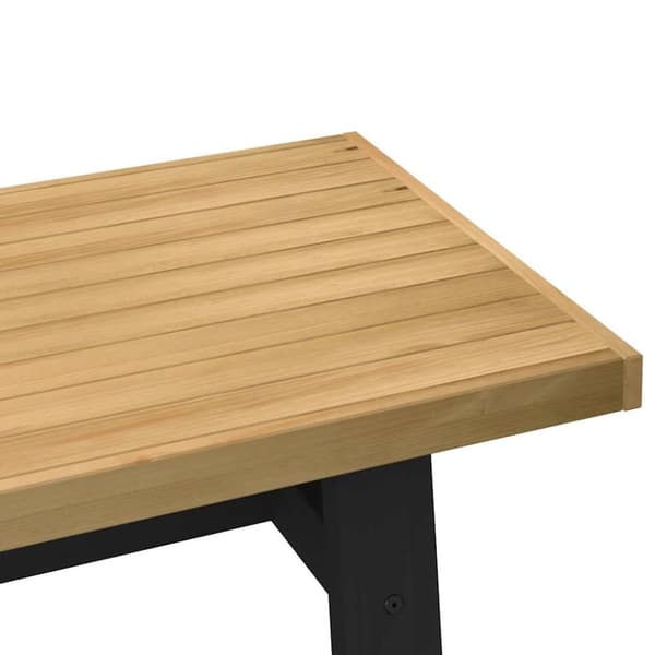 vidaXL Salongbord NOAIN A-formede ben 120x60x40 cm heltre furu
