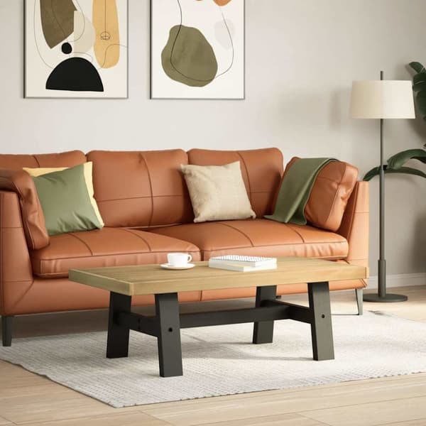 vidaXL Salongbord NOAIN A-formede ben 120x60x40 cm heltre furu