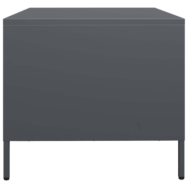 vidaXL sofabord 101,5x50x43,5 cm koldvalset stål antracitgrå