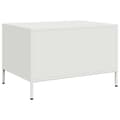 Miniatyrbillede 9 af 11: vidaXL sofabord 68,5x50x43,5 cm koldvalset stål hvid