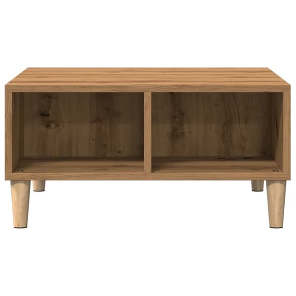 vidaXL Soffbord artisan ek 60x60x30 cm konstruerat trä
