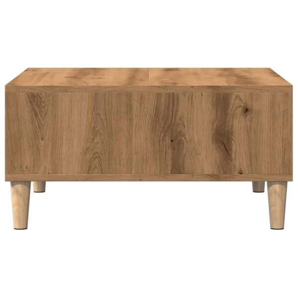 vidaXL Soffbord artisan ek 60x60x30 cm konstruerat trä