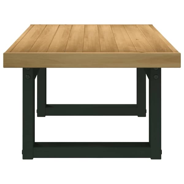 vidaXL Salongbord NOAIN U-formede ben 120x60x40 cm heltre furu