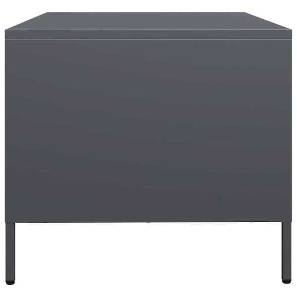vidaXL sofabord 101,5x50x43,5 cm koldvalset stål antracitgrå