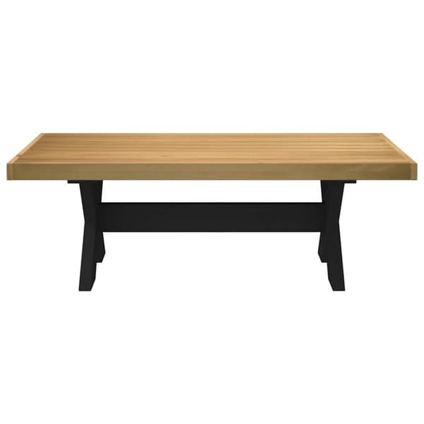 vidaXL Salongbord NOAIN X-formede ben 120x60x40 cm heltre furu