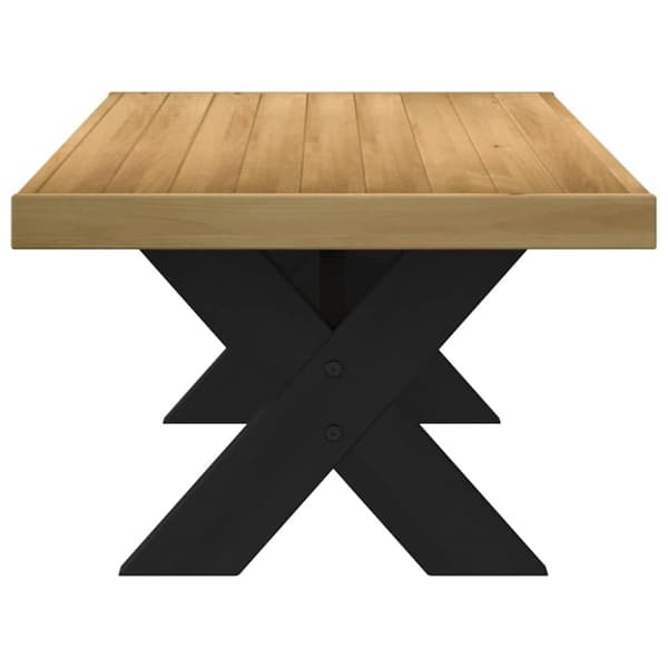 vidaXL Salongbord NOAIN X-formede ben 120x60x40 cm heltre furu