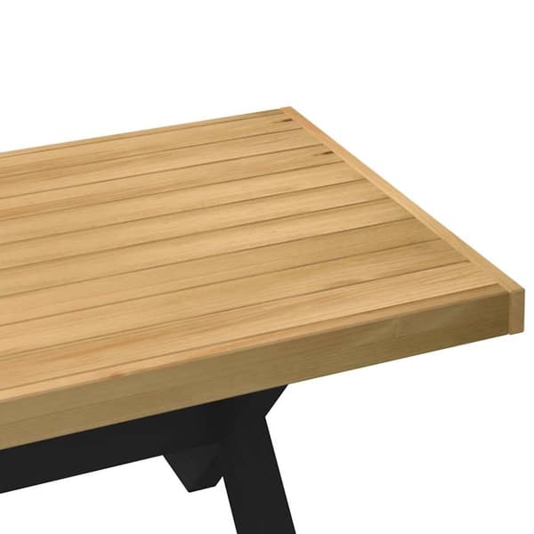 vidaXL Salongbord NOAIN X-formede ben 120x60x40 cm heltre furu