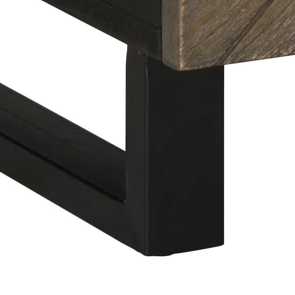 vidaXL Salongbord svart 100x54x40 cm heltre mango
