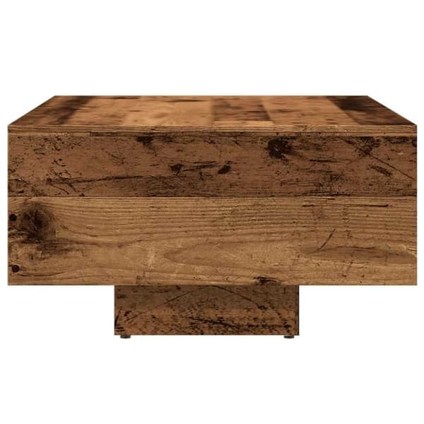 vidaXL Soffbord åldrat trä 85x55x31 cm konstruerat trä