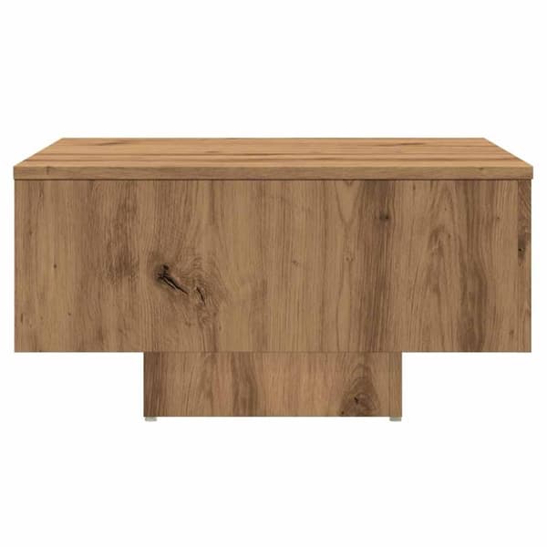 vidaXL Sohvapöytä käsityöläinen tammi 60x60x31,5 cm lastulevy