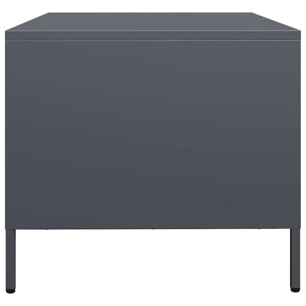 vidaXL sohvapöytä antrasiitti 68,5x50x43,5 cm kylmävalssattu teräs