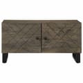 Miniatyrbilde 3 av 11: vidaXL Salongbord svart 80x50x40 cm heltre furu