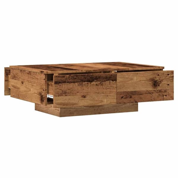 vidaXL Salongbord gammelt tre 90x60x31 cm konstruert tre