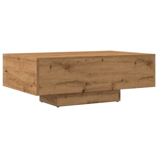 vidaXL Salongbord artisan eik 85x55x31 cm konstruert tre