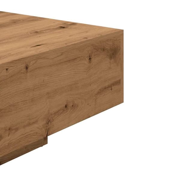 vidaXL Salongbord artisan eik 85x55x31 cm konstruert tre
