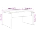 Miniatyrbilde 10 av 10: vidaXL Salongbord gammelt tre 68x50x38 cm konstruert tre